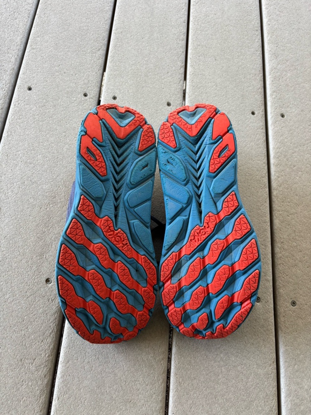 Hoka Clifton 8 Running Shoes in Navy with Teal Logo - Picture 6 of 10